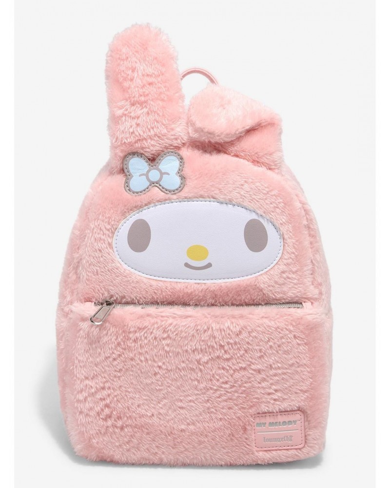 Loungefly My Melody Fuzzy Mini Backpack $21.96 Backpacks