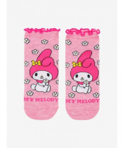 My Melody Pink Lettuce Hem No-Show Socks $1.52 Socks