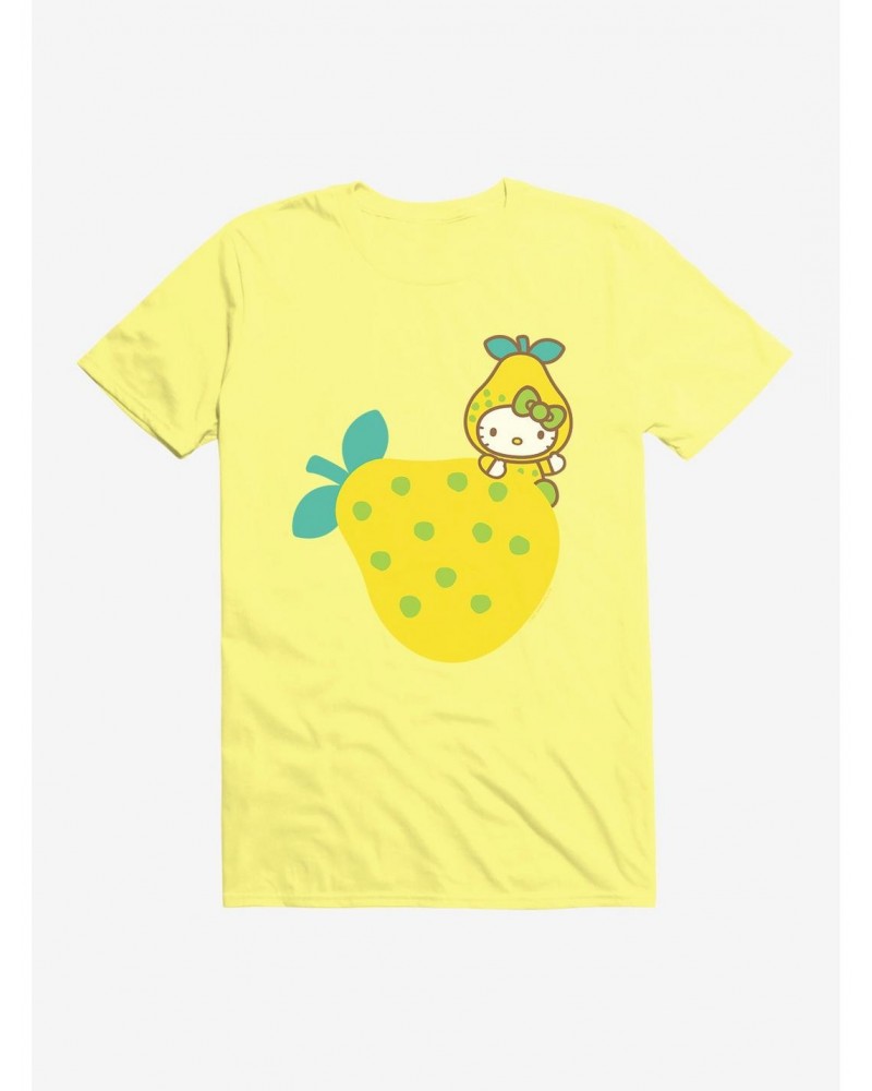 Hello Kitty Five A Day Hiding The Pear T-Shirt $8.99 T-Shirts