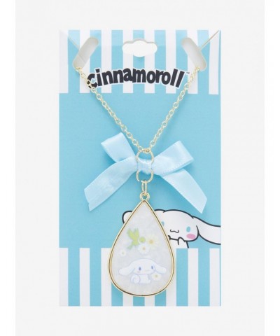 Cinnamoroll Floral Opal Pendant Necklace $3.92 Necklaces