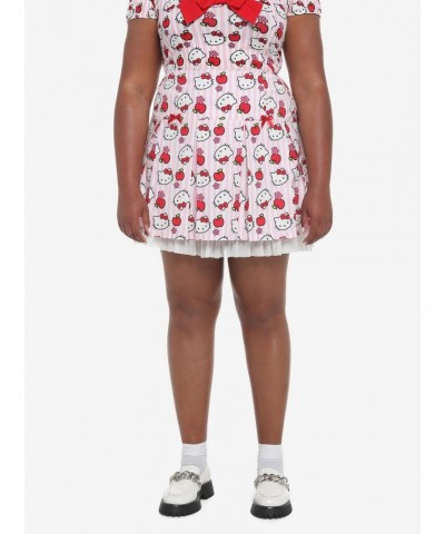 Hello Kitty Apple Stripe Pleated Skirt Plus Size $10.56 Skirts