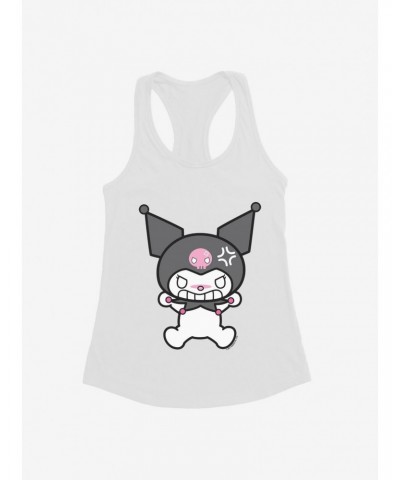 Kuromi Angry Grin Girls Tank $8.37 Tanks