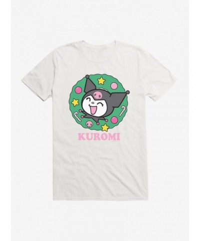 Kuromi Christmas Wreath T-Shirt $8.41 T-Shirts