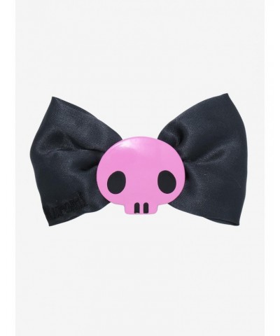 Kuromi Pink Skull Hair Bow $4.36 Hair Bows