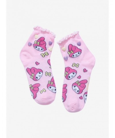 My Melody Heart Button Ankle Socks $2.28 Socks