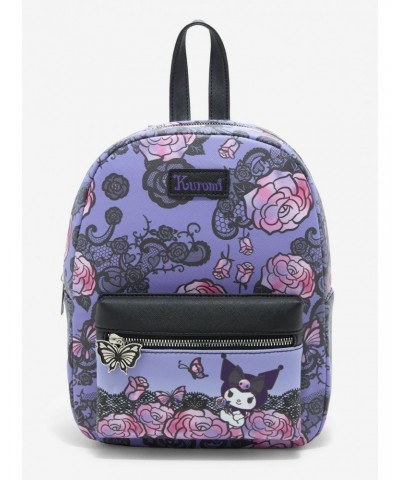 Kuromi Roses Lace Mini Backpack $18.96 Backpacks