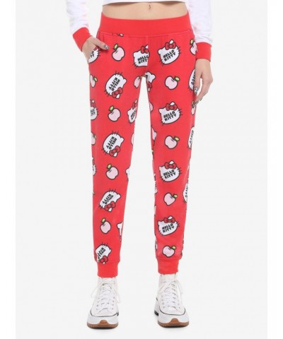 Hello Kitty Apple Girls Jogger Pajama Pants $12.93 Pants