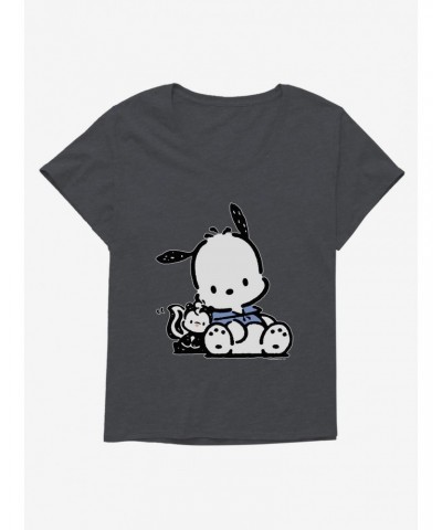 Pochacco Friend Hugs Girls T-Shirt Plus Size $7.63 T-Shirts
