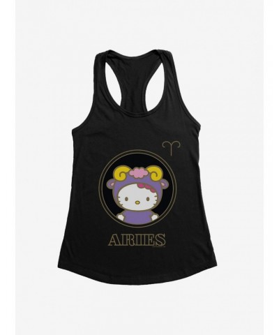 Hello Kitty Star Sign Aries Stencil Girls Tank $9.16 Tanks