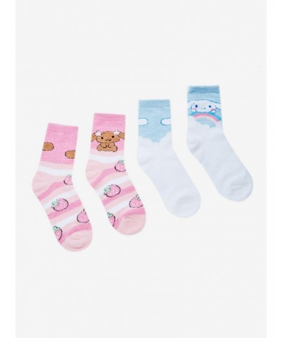 Cinnamoroll Mocha Fuzzy Socks 2 Pair $4.06 Merchandises
