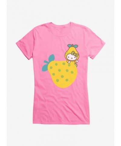Hello Kitty Five A Day Hiding The Pear Girls T-Shirt $7.77 T-Shirts