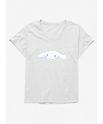 Cinnamoroll Face Icon Girls T-Shirt Plus Size $8.79 T-Shirts