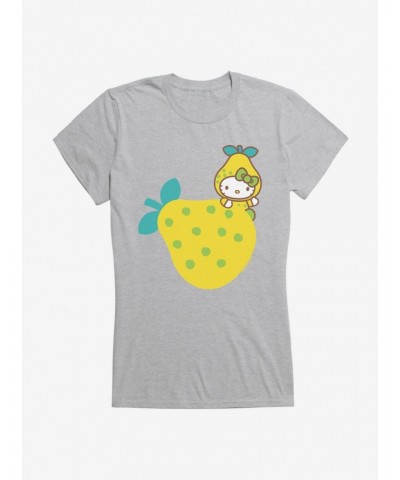 Hello Kitty Five A Day Hiding The Pear Girls T-Shirt $7.77 T-Shirts