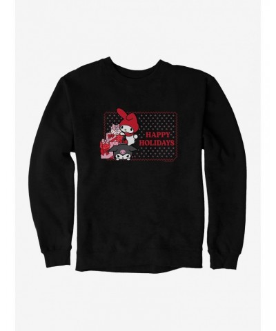 My Melody & Kuromi Holiday Presents Ugly Christmas Sweatshirt $8.86 Sweatshirts