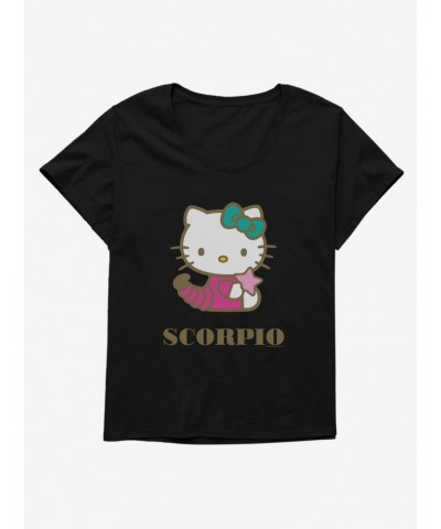 Hello Kitty Star Sign Scorpio Girls T-Shirt Plus Size $8.79 T-Shirts